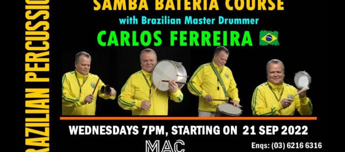 8-Week Samba Bateria Course with Carlos Ferreira