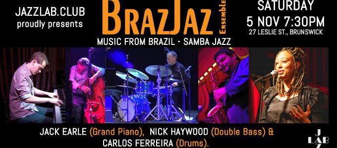 BrazJaz Ensemble at Jazzlab – Samba Jazz & MPB