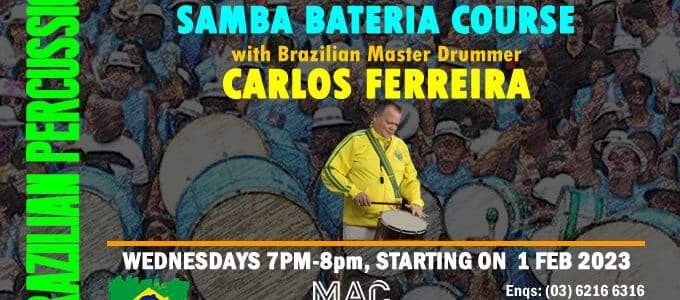 8-Week Samba Bateria Course with Carlos Ferreira